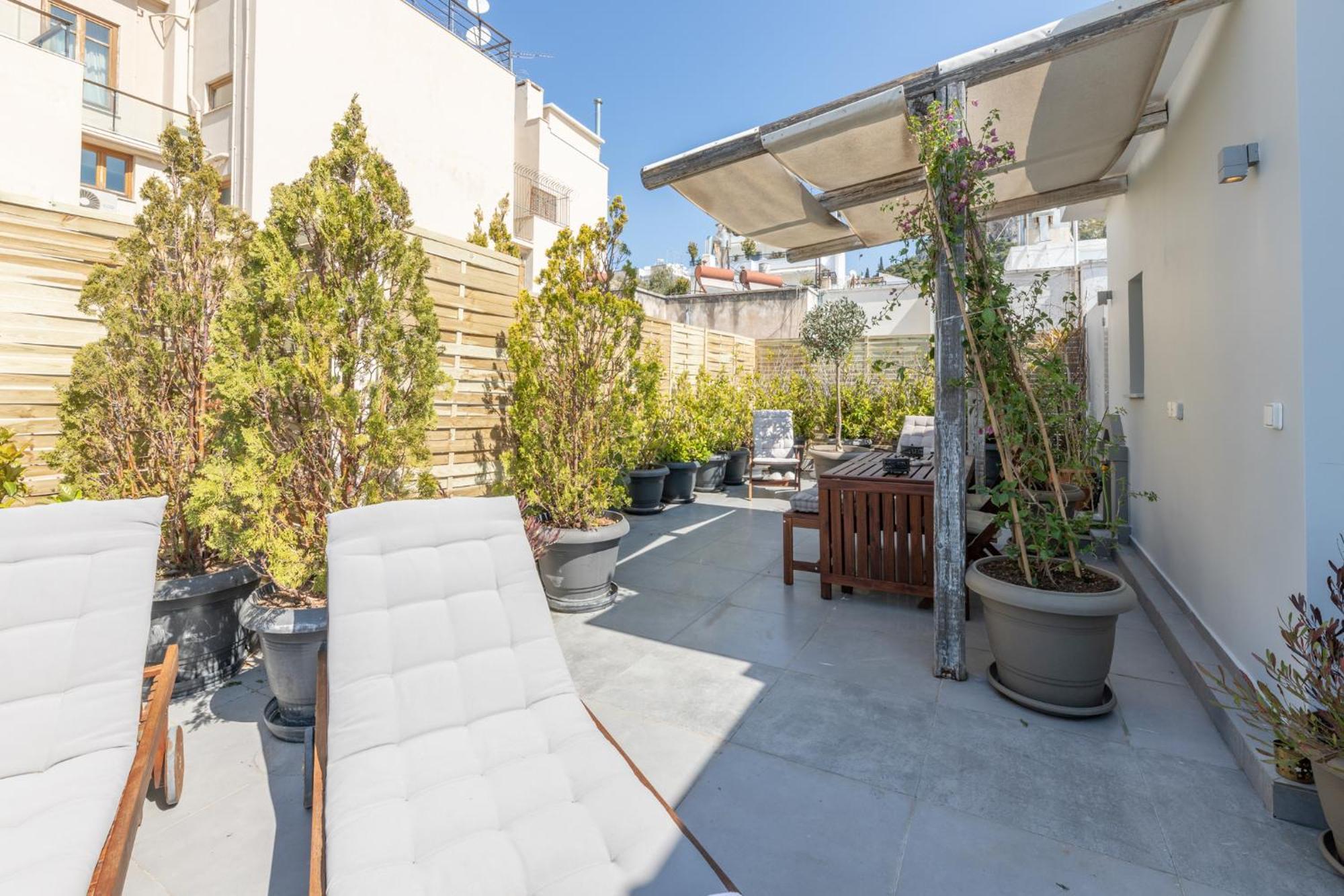 Top Kolonaki Studio+Terrace Stunning Acropolis Views Atenas Exterior foto
