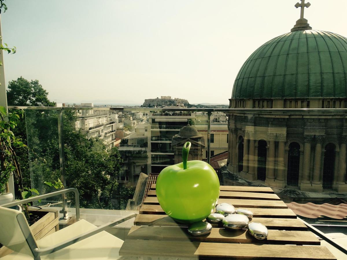 Top Kolonaki Studio+Terrace Stunning Acropolis Views Atenas Exterior foto