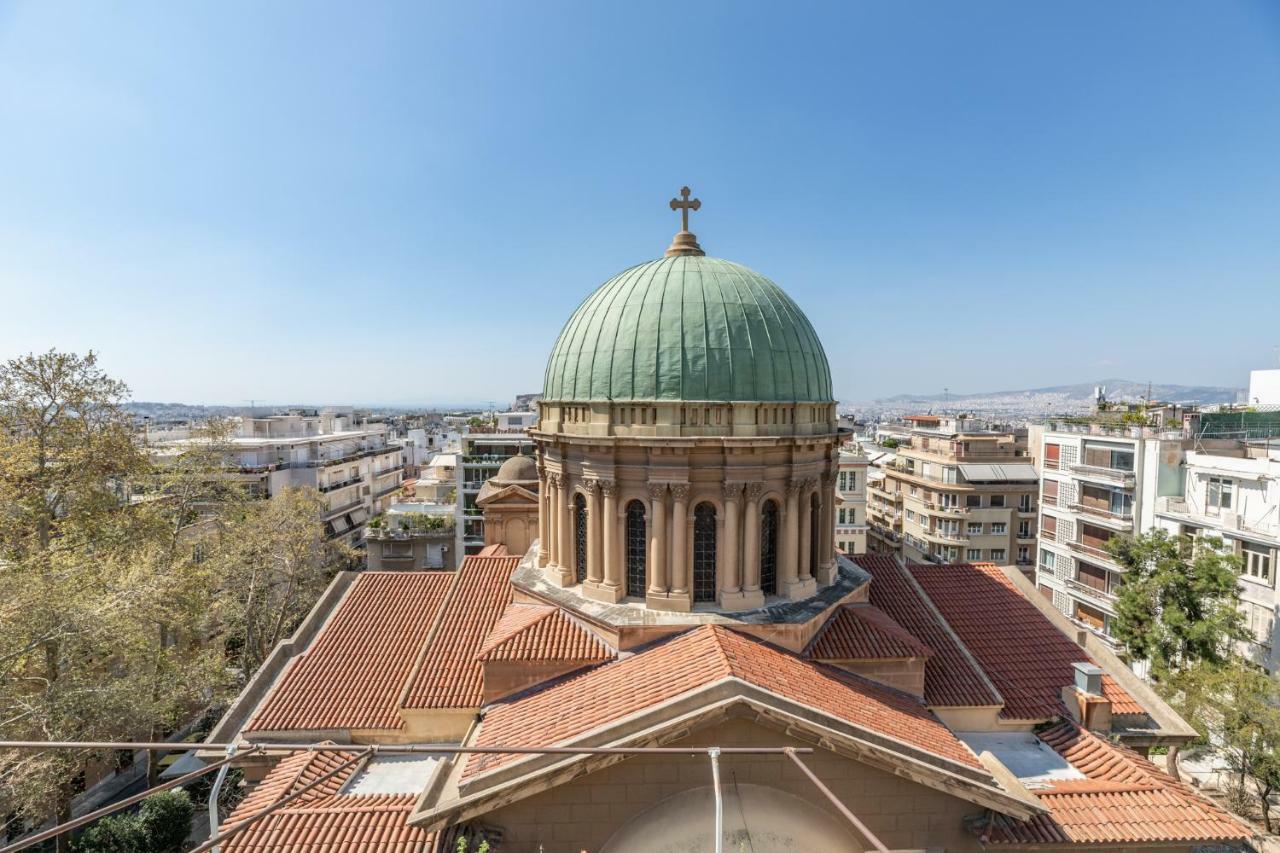 Top Kolonaki Studio+Terrace Stunning Acropolis Views Atenas Exterior foto