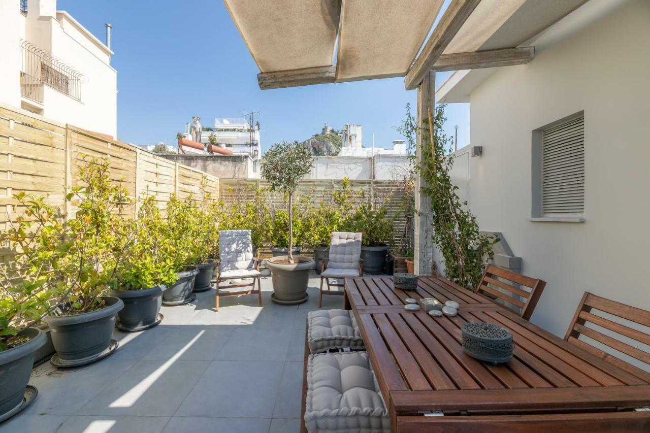 Top Kolonaki Studio+Terrace Stunning Acropolis Views Atenas Exterior foto