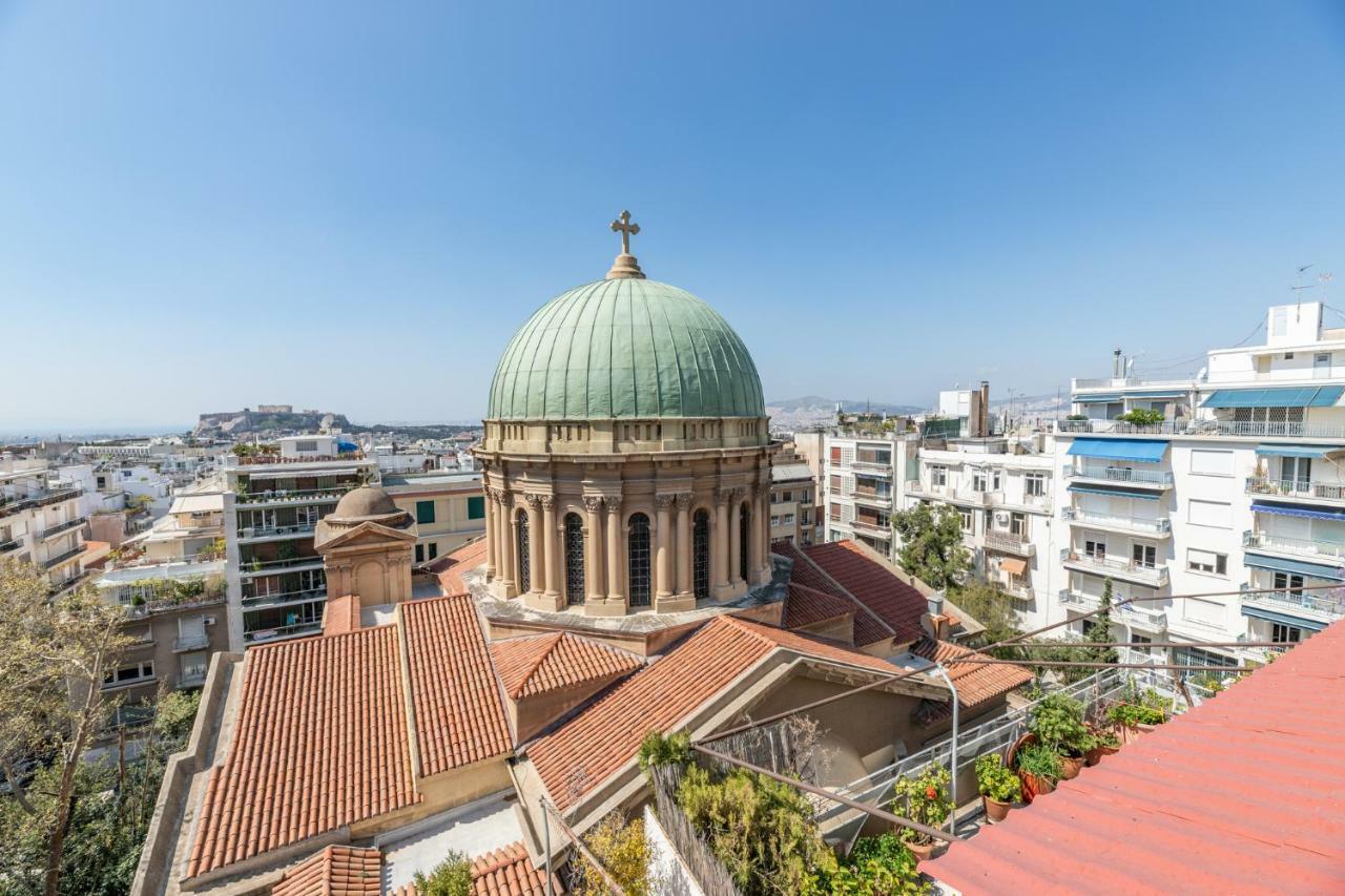 Top Kolonaki Studio+Terrace Stunning Acropolis Views Atenas Exterior foto